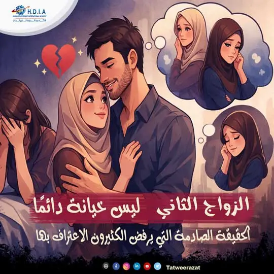 الزواج الثاني ليس خيانة دائمًا ... الحقيقة الصادمة التي يرفض الكثيرون الاعتراف بها